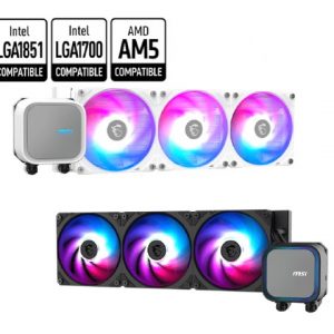 MSI MAG CORELIQUID A13 360 360mm AIO CPU Block - White