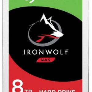 Seagate 8TB 3.5" IronWolf SATA3 NAS 24x7 7200 RPM 256MB Cache SATA 6.0Gb/s HDD (ST8000VN004)