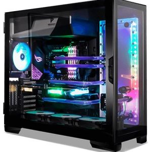 Antec P120 Crystal Tempered Glass ATX, E-ATX, Powerful Heat Dissipation, VGA Holder, Horizontal and Vertical Scalability, Slide Panel, Gaming Case