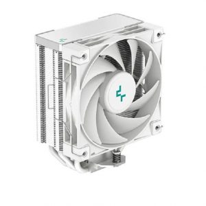 DeepCool AK400 White Performance CPU Cooler, 4 Heat Pipe Tower, High-Performance FDB Fan, 220W Heat Dissipation, Intel LGA1700/1200/1151 AMD AM4