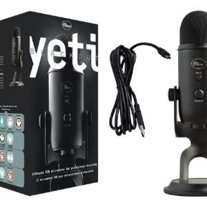 LOGITECH YETI Premium Multi-Pattern USB Microphone with Blue VO!CE 2-Year Limited Hardware Warranty