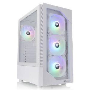 Thermaltake View 200 PLUS ARGB TG Mid Tower Case Snow Edition White