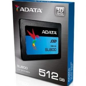 ADATA SU800 512GB 3D-NAND 2.5 Inch SATA III High Speed up to 560MB/s Read Solid State Drive - ASU800SS-512GT-C