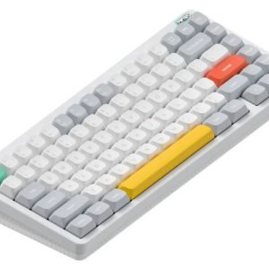 Nuphy Halo75 V2 Hot-Swappable RGB Backlight Wireless Mechanical Keyboard (Iconic White) (Lemon Switch)
