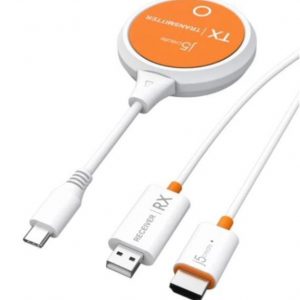 J5create ScreenCast USB-C Wireless Display HDMI Extender - Wireless Presentation to your TV/Display from your Windows, Chromebook, Android, Macbook