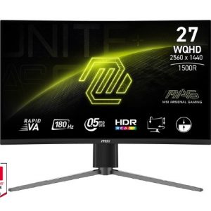 EX DISPLAY: MSI Optix MAG 27CQ6PF - 27" Rapid VA, 2560 x 1440 QHD, 180Hz, 0.5ms, AMD FreeSync