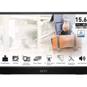 MSI PRO MP161 E2U - 15.6" IPS, 1920 x 1080 FHD, 60Hz, 4ms