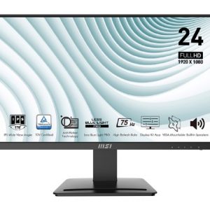 MSI PRO MP243 - 23.8" IPS, 1920 x 1080 FHD, 75Hz, 5ms, FreeSync
