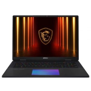 MSI Titan 18 HX AI A2XWIG-242AU Core Black 18" 16:10 UHD+ (3840x2400), MiniLED, 120Hz 5080 16GB Intel Core Ultra 9 285HX DDR5 6400MHz 32GB*2 2TB NVMe PCIe Gen5x4 SSD + 2TB NVMe PCIe Gen4x4 SSD x2 Windows11 Pro 4 cell, 99.99Whr 2 Year Wty
