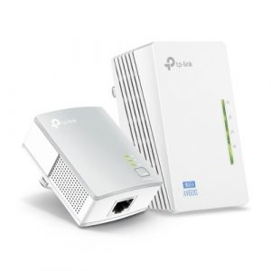 TP-Link TL-WPA4220KIT 300Mbps AV600 Wi-Fi Powerline Extender Starter Kit 600Mbps HomePlug