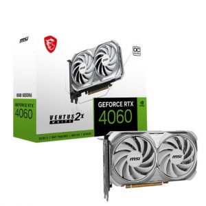 MSI Geforce RTX 4060 VENTUS 2X WHITE - 8GB GDDR6X