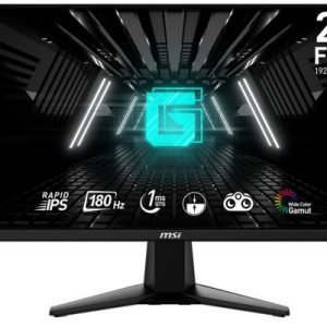 MSI G255F - 24.5" Rapid IPS, 1920 x 1080 FHD, 180Hz, 1ms, AMD FreeSync