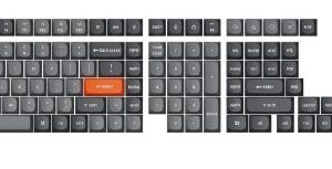 Double Shot PBT OSA Full Set 141 Keys Keycap Set (GREY)