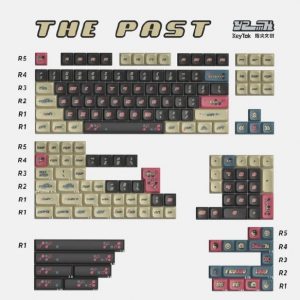 KeyTok KDA Y2K Dye Sub PBT Keycaps - 170 Keys - (The Past)