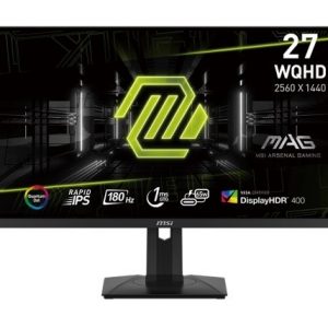 MSI MAG 274QRF QD E2 - 27" Rapid IPS, 2560 x 1440 WQHD, 180Hz, 1ms, AMD FreeSync/Quantum Dot