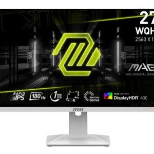 MSI MAG 274QRFW - 27" Rapid IPS, 2560 x 1440 WQHD, 180Hz, 1ms, Adaptive-Sync