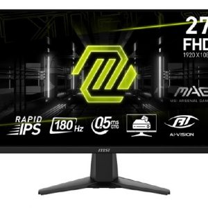 MSI MAG 275F - 27" Rapid IPS, 1920 x 1080 FHD, 180Hz, 0.5ms, Adaptive-Sync