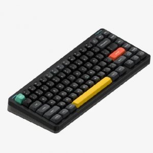 Nuphy Halo75 V2 Hot-Swappable RGB Backlight Wireless Mechanical Keyboard (Obsidian Black) (Mint Switch)