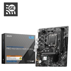 MSI PRO H610M-S WIFI DDR4 INTEL 12TH GEN MOTHERBOARD