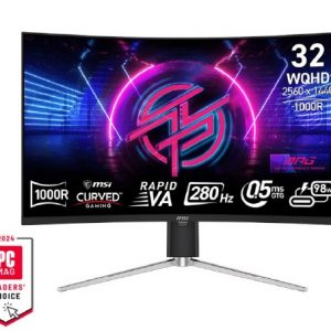 MSI MPG 325CQRXF - 31.5" Rapid VA, 2560 x 1440 WQHD, 280Hz, 0.5ms, Adaptive-Sync
