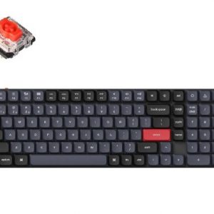 Keychron K17 Pro QMK/VIA Wireless Keyboard RGB Backlit Hot-Swappable Keychron K Pro Mechanical Keyboard (RED Switch)