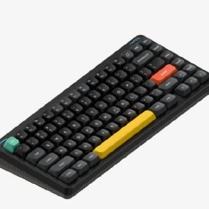 Nuphy Halo75 V2 Hot-Swappable RGB Backlight Wireless Mechanical Keyboard (Obsidian Black) (Lemon Switch)