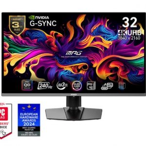 EX-DISPLAY: MSI MPG 321URX QD-OLED - 31.5" QD-OLED, 3840 x 2160 UHD, 240Hz, 0.03ms, AMD FreeSync Premium Pro
