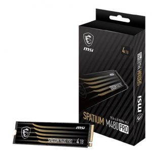 MSI SPATIUM M480 PCIe 4.0 NVMe M.2 4TB PRO