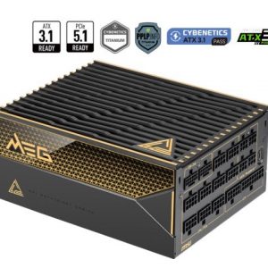MSI MEG Ai1600T PCIE5 1600W (80 Plus Titanium) ATX Power Supply Unit