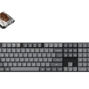 Keychron K5 Max QMK/VIA Wireless Custom Mechanical Keyboard - Brown Switch