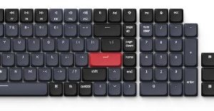 Low Profile ABS LSA Full Set Keycap Set - Grey & Black