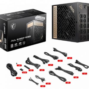 MSI MEG Ai1300P PCIE5 1300W Up to 92% (80 Plus platinum) ATX, FULL MODULAR