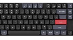Keychron K1 Pro QMK/VIA Low Profile Hot-Swappable Gateron Wireless Custom Mechanical Keyboard (Blue Switch)