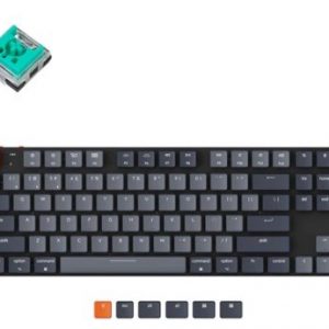 Keychron K1v5 SE Low-Profile Bluetooth Keyboard RGB Backlit Hot-Swappable Optical Switch 87 Keys Wireless Keyboard (Mint Switch)