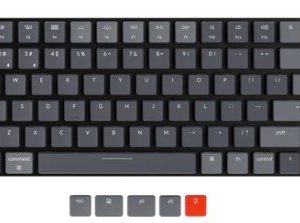Keychron K3v2 Low-Profile Bluetooth Keyboard RGB Backlit Wireless/Wired Optical Hot-Swappable 84 Keys Ultra Slim Keyboard for Mac, Windows (Blue Switch)