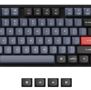 Keychron K8 Pro QMK/VIA Wireless Keyboard RGB Aluminium Frame Fully Assembled Gateron G Pro Mechanical Keyboard (Blue Switch)