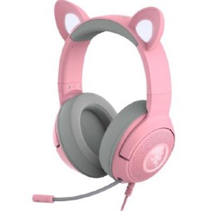 Razer Kraken Kitty V2 PRO - Wired RGB Headset with Interchangable Ears - Quartz Edition