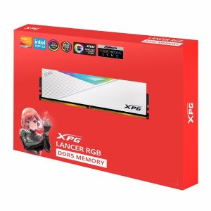ADATA XPG LANCER 32GB (2*16GB) RGB DDR5 6000MHz WHITE - AX5U6000C3016G-DCLARWH