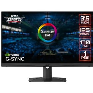 MSI Optix MAG321QR QD - 31.5" IPS, 2560 x 1440 WQHD, 170Hz, 1ms, G-Sync Compatible/AMD FreeSync Premium/Quantum Dot