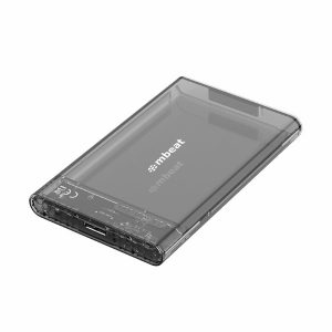 mbeat A1 Tool Free USB 3.0 2.5" SATA HDD Enclosure - Black, See-Through