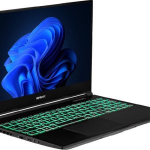 Infinity O5-12R5A-899 Gaming Laptop - Intel i7-12650H - DDR IV 16GB*1 (3200MHz) - 1TB M.2 NVMe PCI-e Gen. 3x4 - RTX 4050 - 15.6 FHD (1920 x 1080) IPS -144Hz - Membrane Per-key RGB KB - Windows 10 Home - 2 Year Warranty