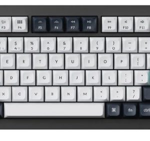 Keychron Q1 MAX QMK 75% Wireless Custom Hot-Swappable Mechanical Keyboard Gateron Jupiter Brown with Knob (Black)