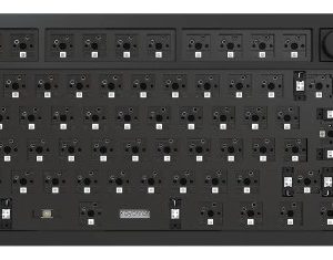 Keychron Q3 QMK Custom Hot-Swappable Mechanical Keyboard Barebone Knob Version (Black) (Q3-B1)