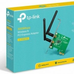 TP-Link TL-WN881ND 300Mbps Wireless N PCI Express Adapter, Atheros, 2T2R, 2 detachable antenna (ships with low profile adaptor)