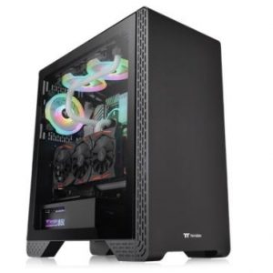 Thermaltake S300 Tempered Glass Mid-Tower Case Black Edition