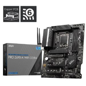 MSI PRO Z690-A WIFI DDR4 INTEL 12TH GEN MOTHERBOARD